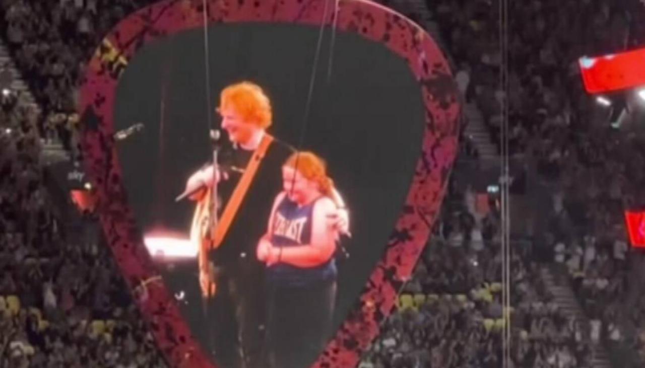 10yo Palmerston North girl Pippa Guerin starstruck after singing with Ed  Sheeran at Wellington concert | Newshub