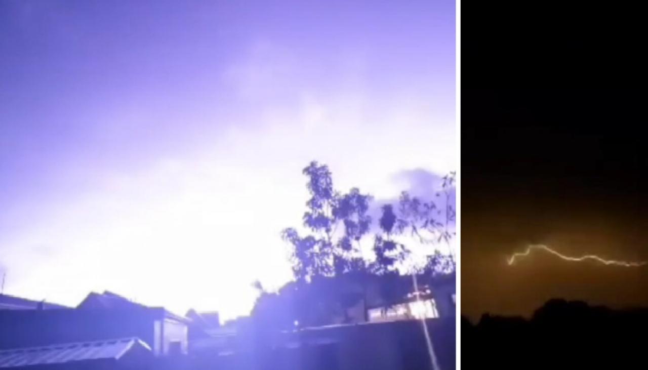 Video: Nelson locals capture spectacular lightning display as MetService  warns of more to come | Newshub