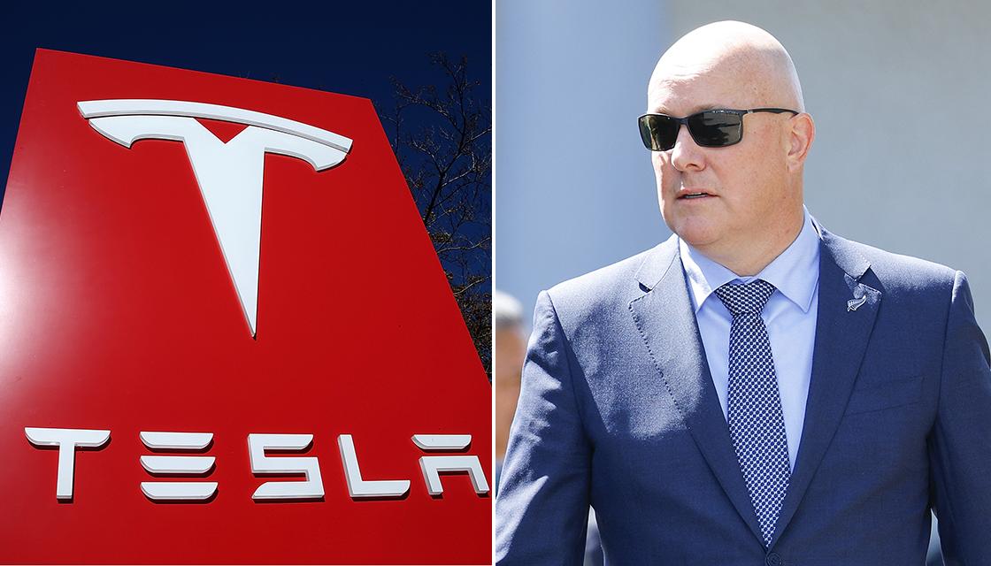 Christopher Luxon says he didn't need taxpayer-funded Tesla