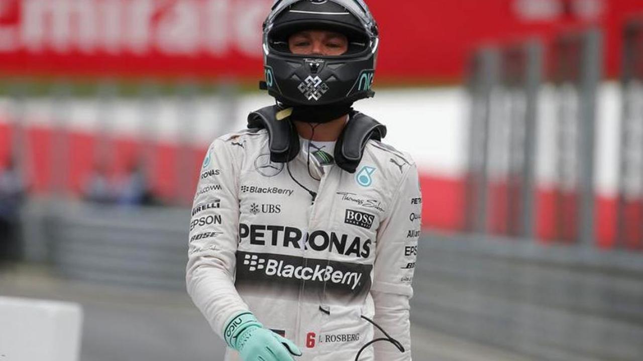 Rosberg Unscathed After Tyre Explosion Newshub