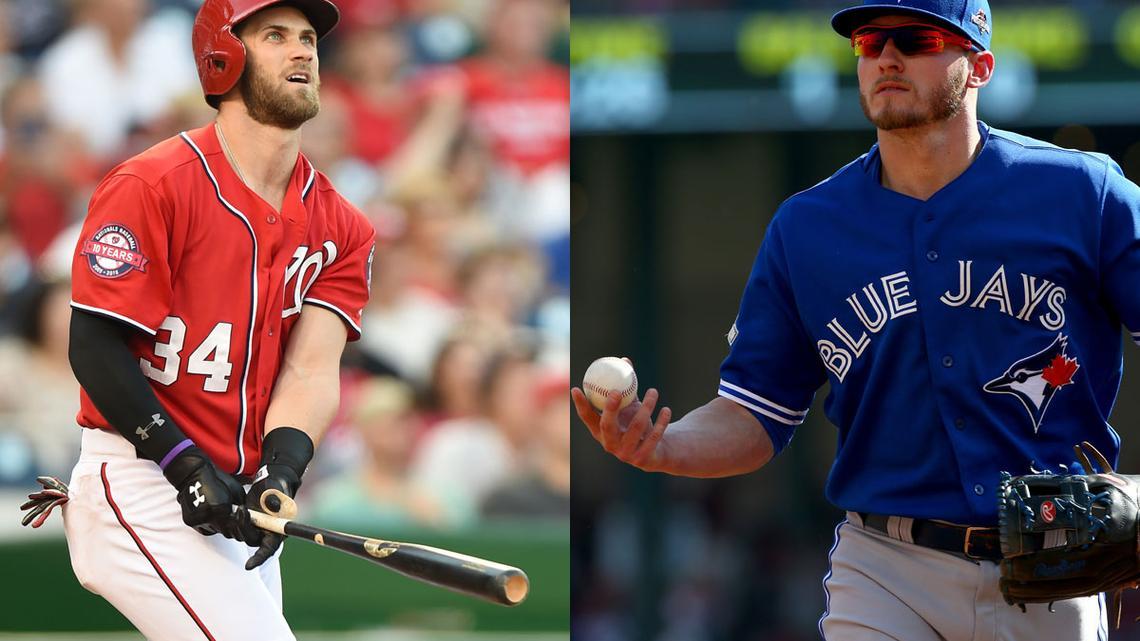 Nationals' Bryce Harper, Blue Jays' Josh Donaldson named MVPs