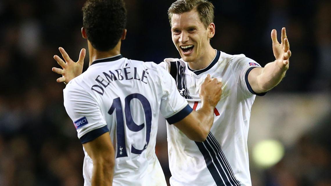 Tottenham 2-1 Anderlecht: Mousa Dembele stunner sends Spurs top, Football  News