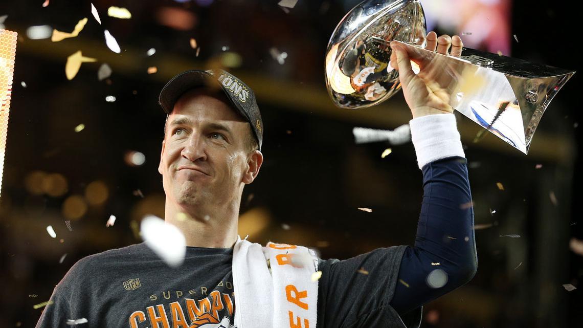 Peyton manning sale jersey retirement video