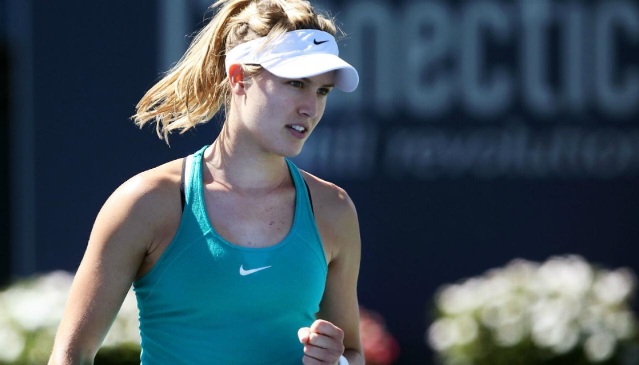 Genie Bouchard honor Super Bowl bet, goes on date with Pats fan