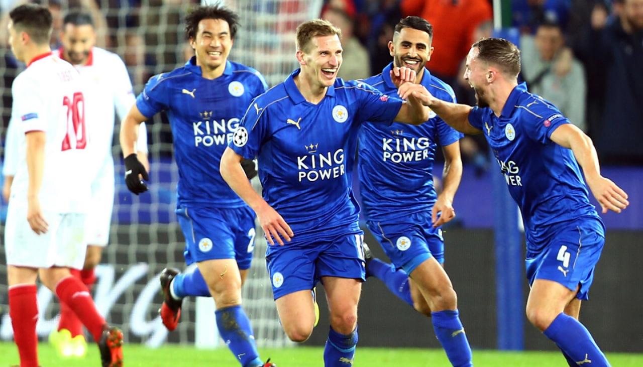 Highlights: Leicester fight past Sevilla into Champions ...