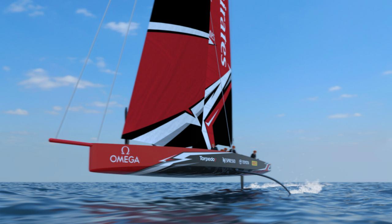 America's Cup: Team New Zealand unveil exciting monohull ... - 1280 x 731 jpeg 61kB