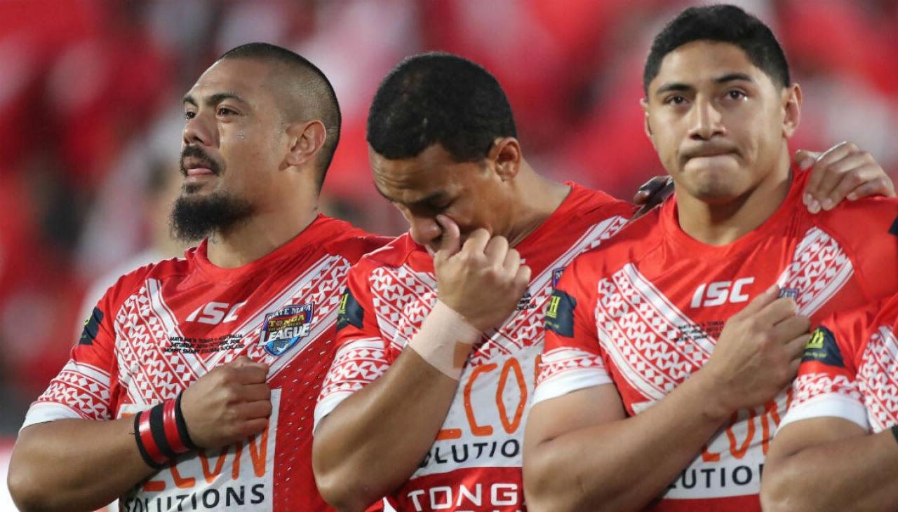 Rugby League Emotional pregame scenes at Mate Ma'a Tonga vs Australia