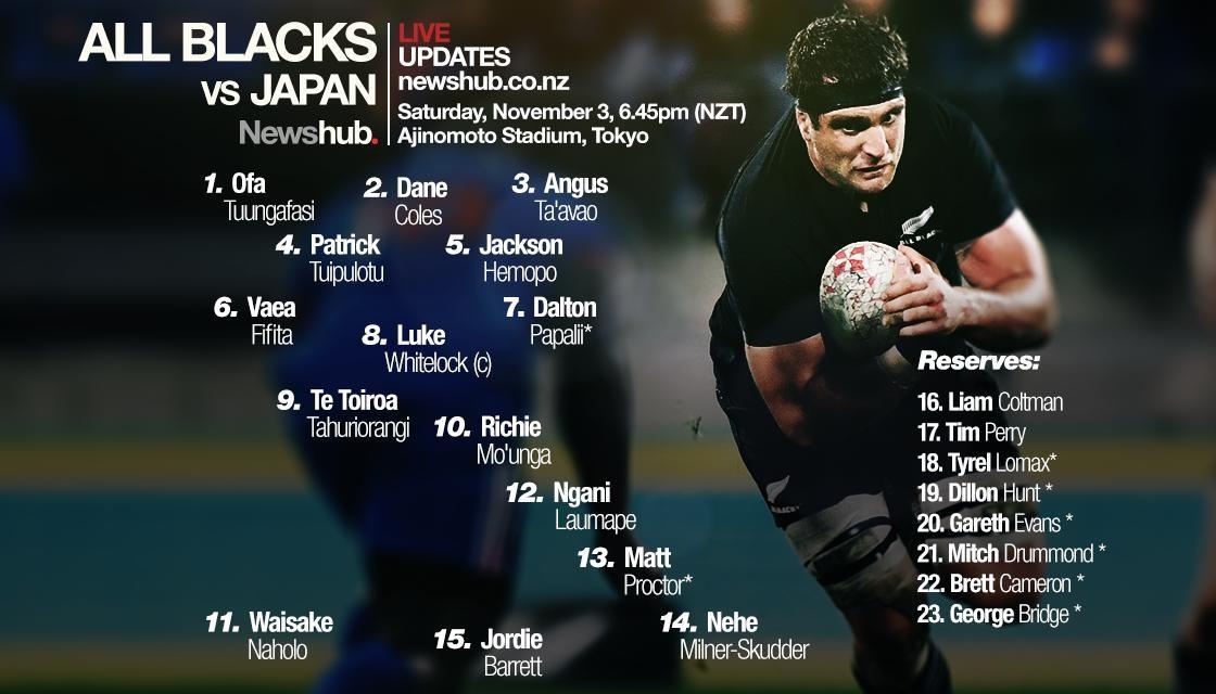 Live Updates All Blacks vs Japan Newshub