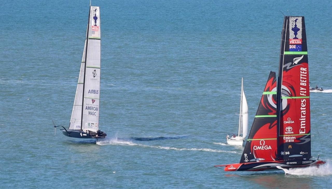 America's Cup Team New Zealand gets up close and personal with