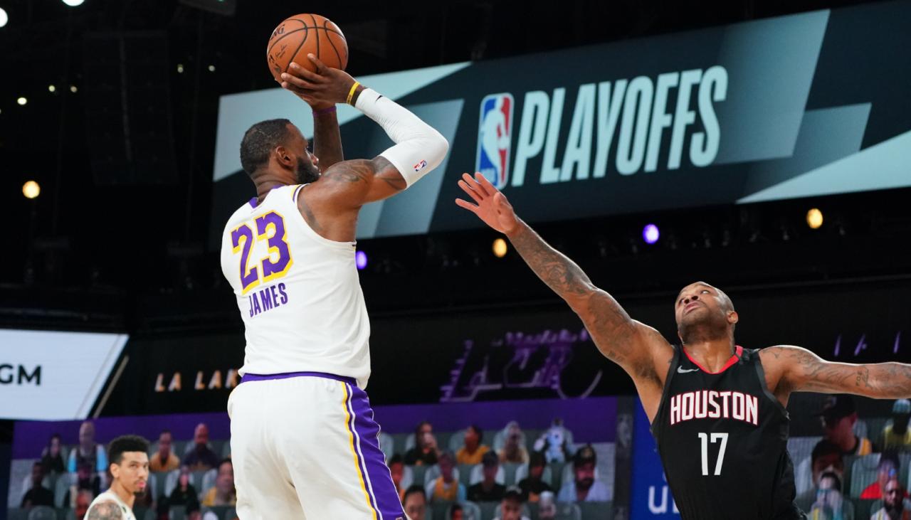 NBA playoffs: LeBron James' LA Lakers close out Houston ...