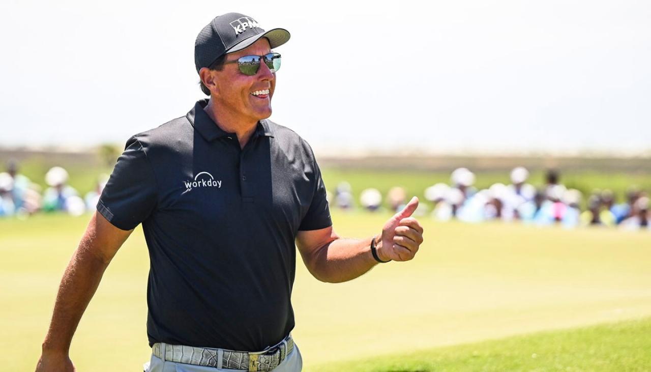Golf Phil Mickelson on course to oldest Major winner after PGA