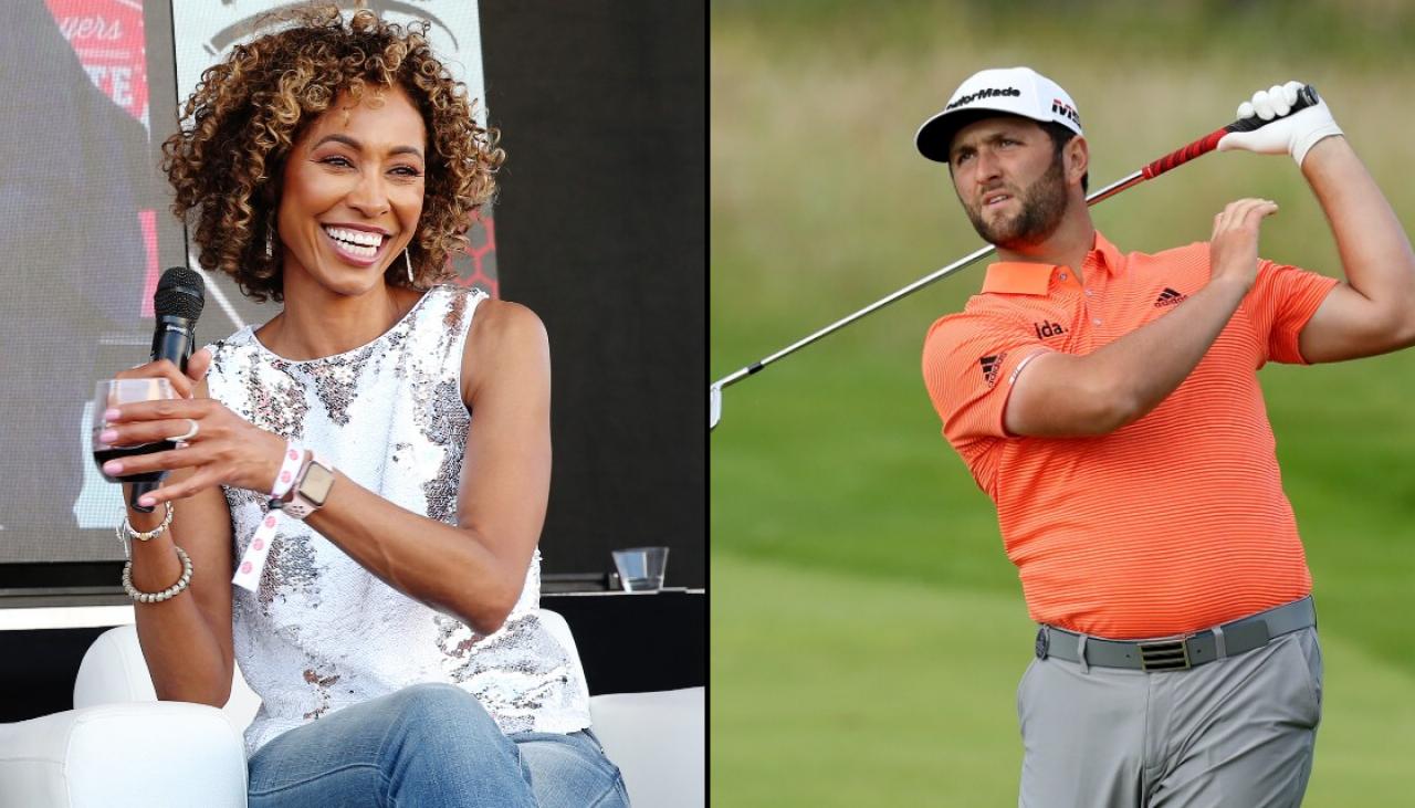 ESPN's Sage Steele reportedly struck in the face, hospitalized by errant  Jon Rahm tee shot during PGA Championship