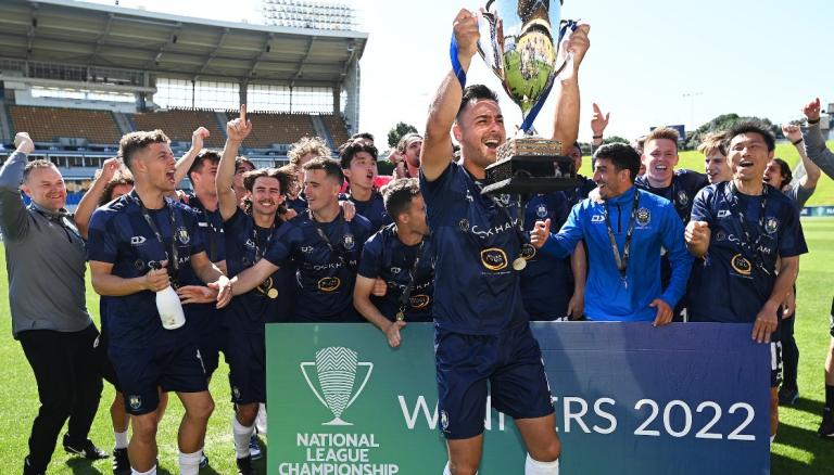 The National League Championship winners 2022 Auckland City FC