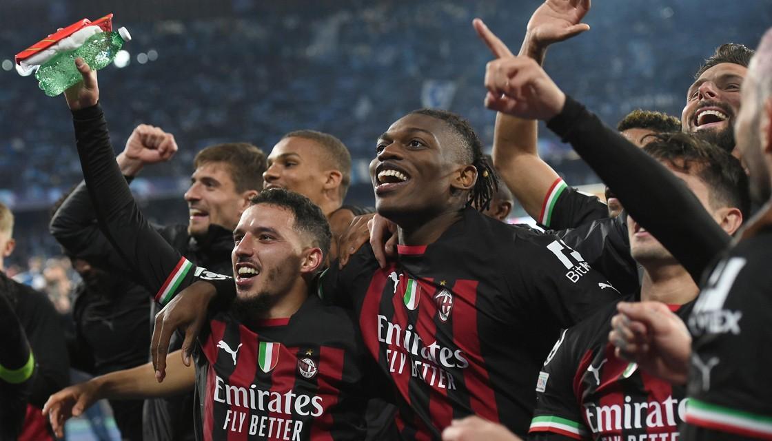 Rafael Leao turned on the style as AC Milan made it 2-0 on aggregate  against Napoli in the Champions League quarter-finals.