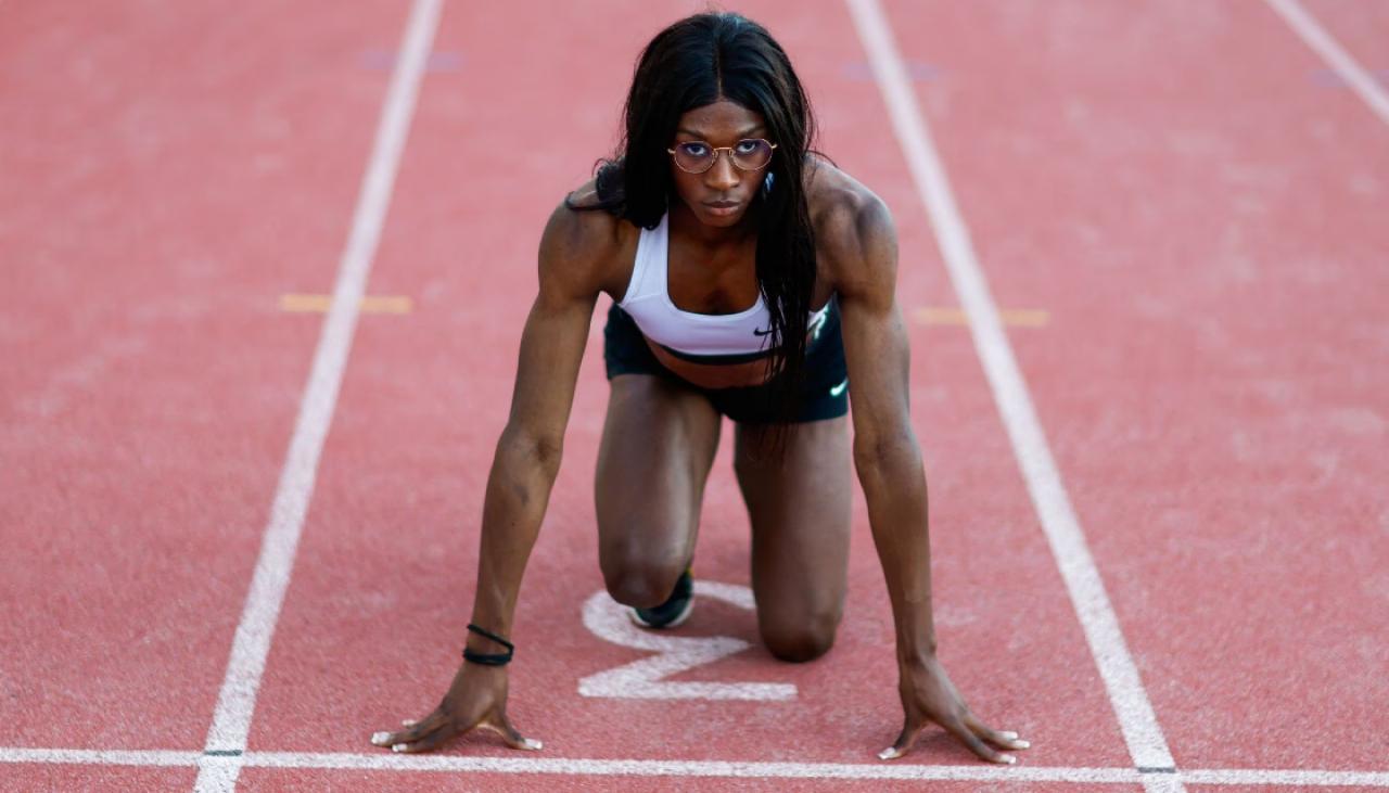 Athletics French transgender sprinter Halba Diouf decries Olympics ban