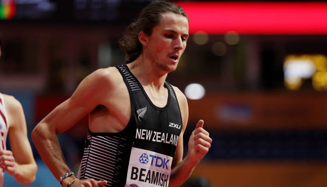 Athletics Kiwi Geordie Beamish breaks national steeplechase record