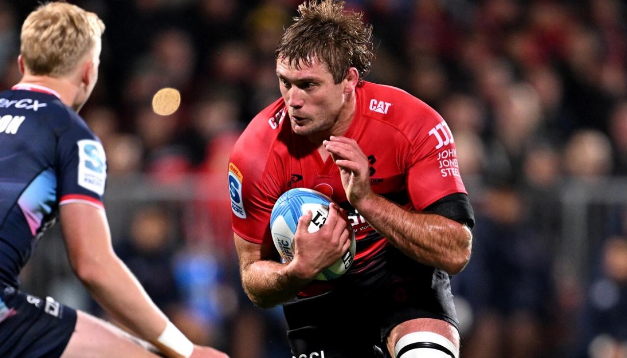 Super Rugby Pacific Crusaders flanker Ethan Blackadder savours longawaited return to full