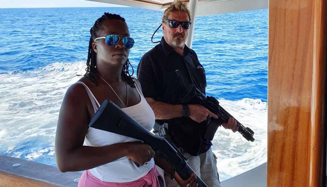 John McAfee's wife releases statement blasting suicide