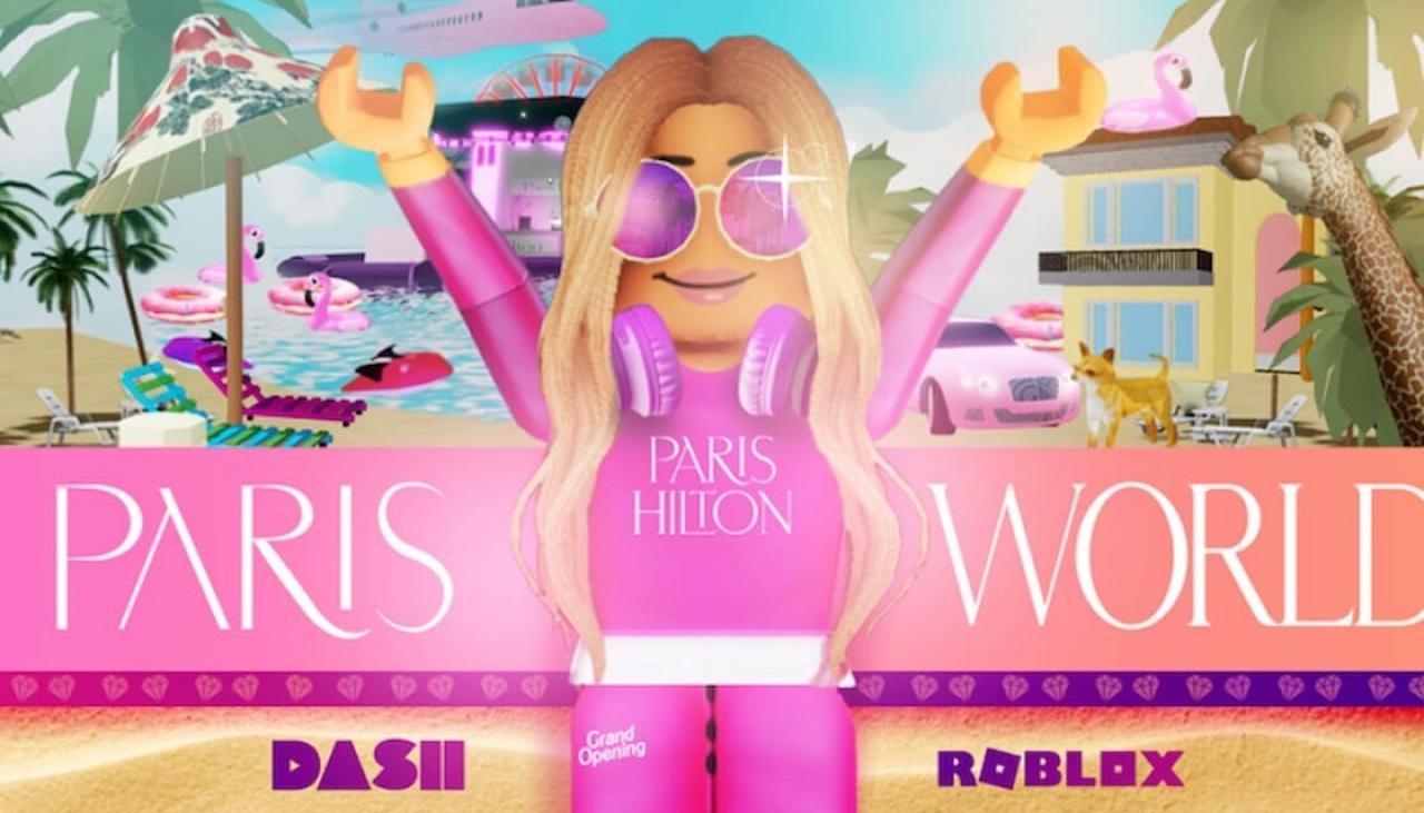 Flexing fandom in the metaverse: Paris Hilton launches Roblox fan hub