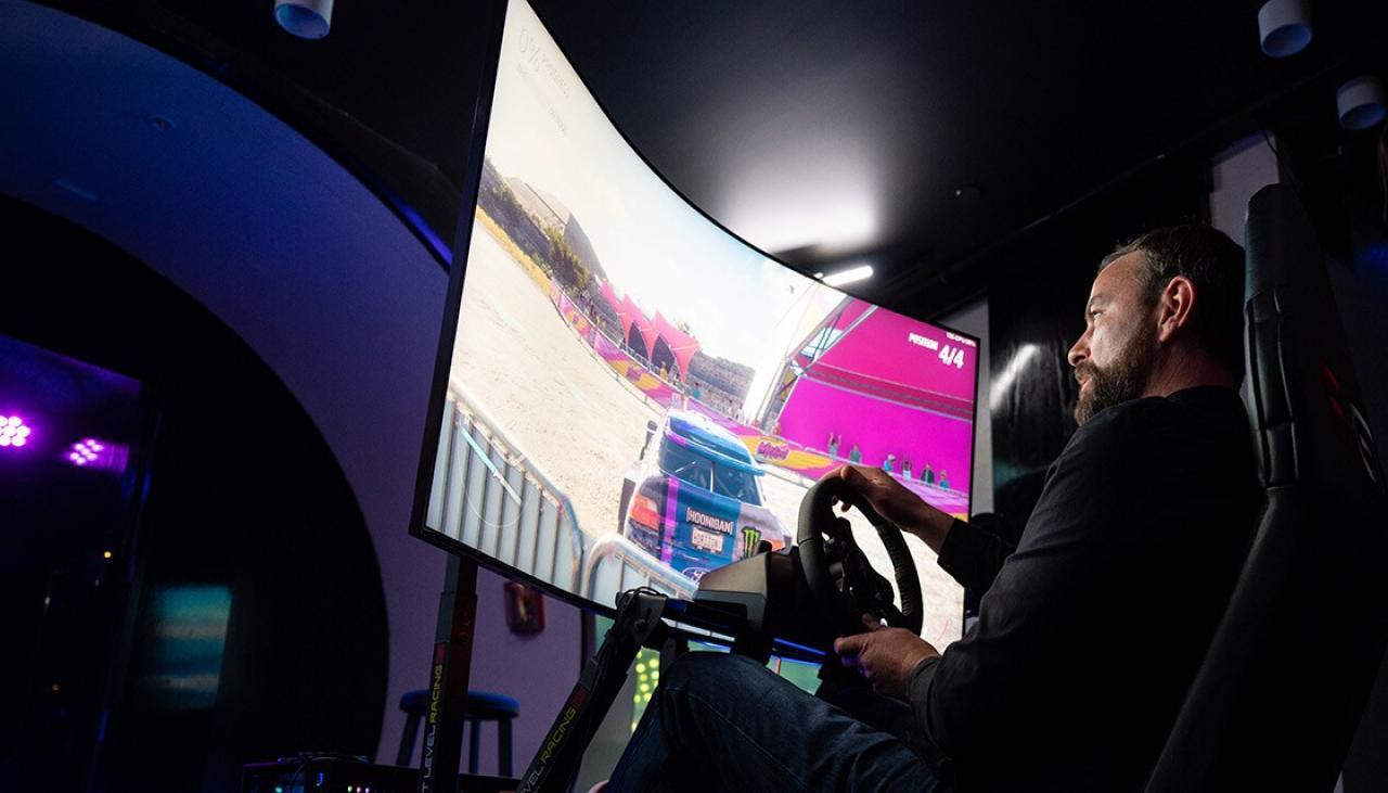 Samsung Odyssey Ark 55 monitor hands-on: A cinematic gaming