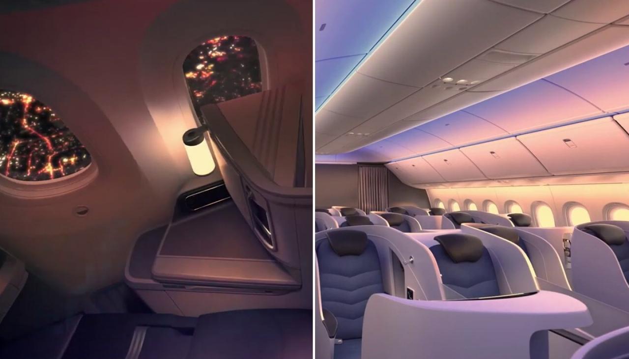 Video: Boeing unveils interior of 777X aircraft | Newshub