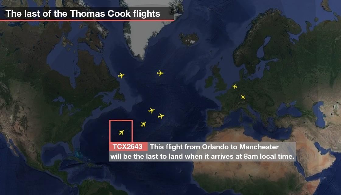 World's oldest travel company Thomas Cook collapses leaving half a