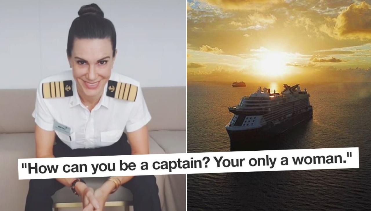 female cruise ship captain tiktok