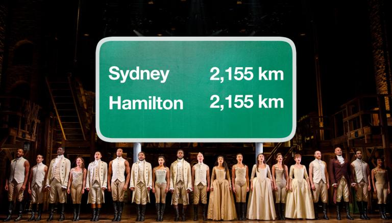 Sydney clearance hamilton musical