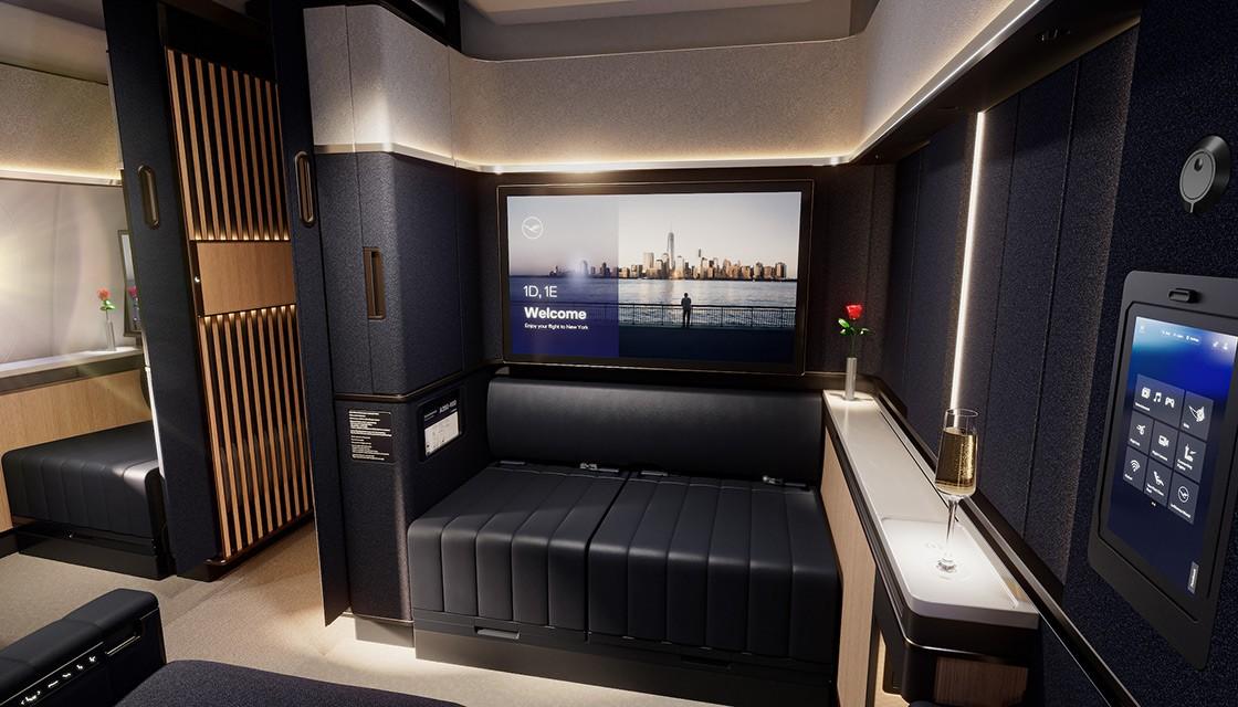 Lufthansa unveils new Allegris cabins including private first class suite  with double bed