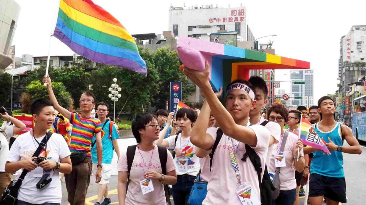 Hundreds Protest In Taiwan For Gay Marriage Newshub 9504