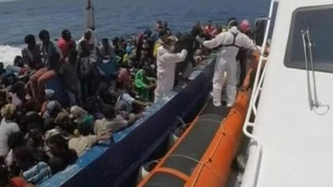 Migrants Rescued In Mediterranean Newshub