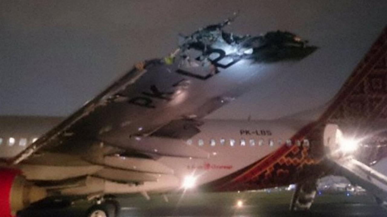 Two planes collide at Jakarta airport | Newshub