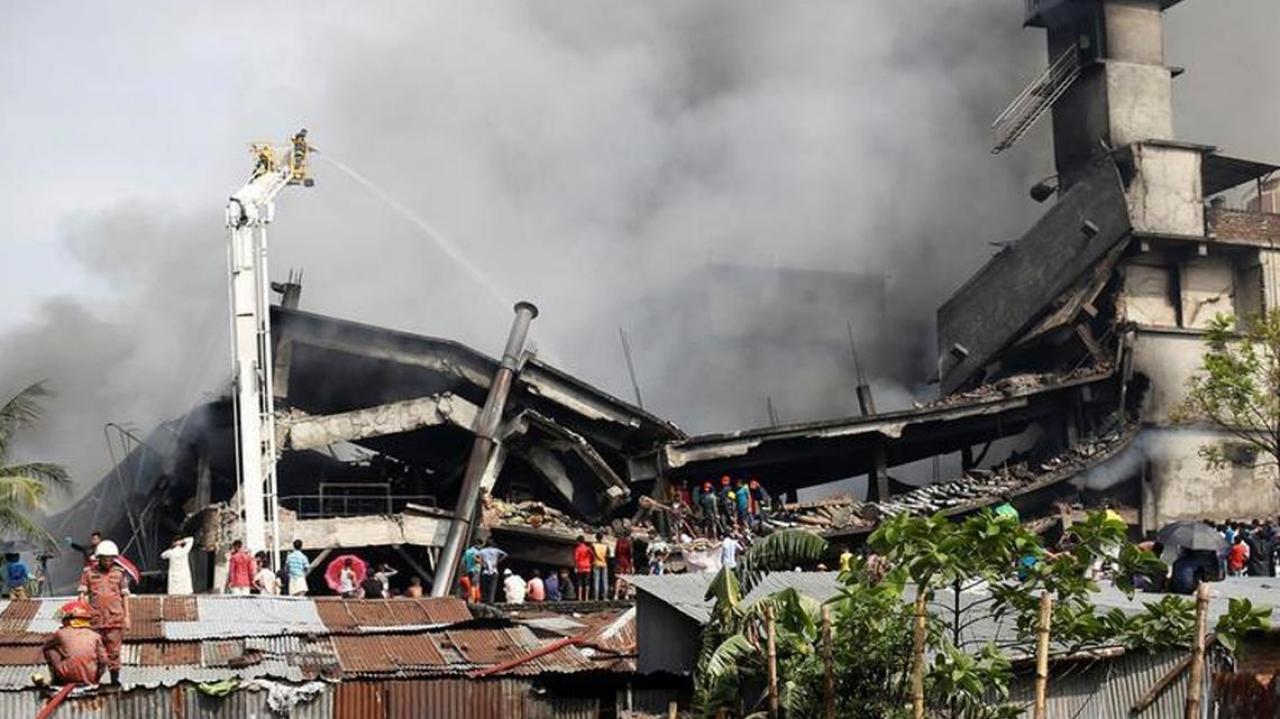 23 Dead After Bangladesh Factory Blaze Newshub 2208