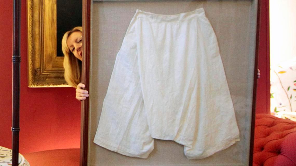 A pair of Queen Victoria's knickers sell for a record-breaking £16,250