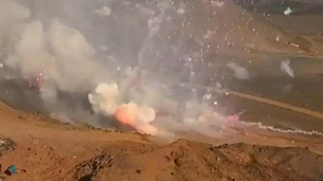 Video Peru blows up 21 tonnes of illegal fireworks Newshub
