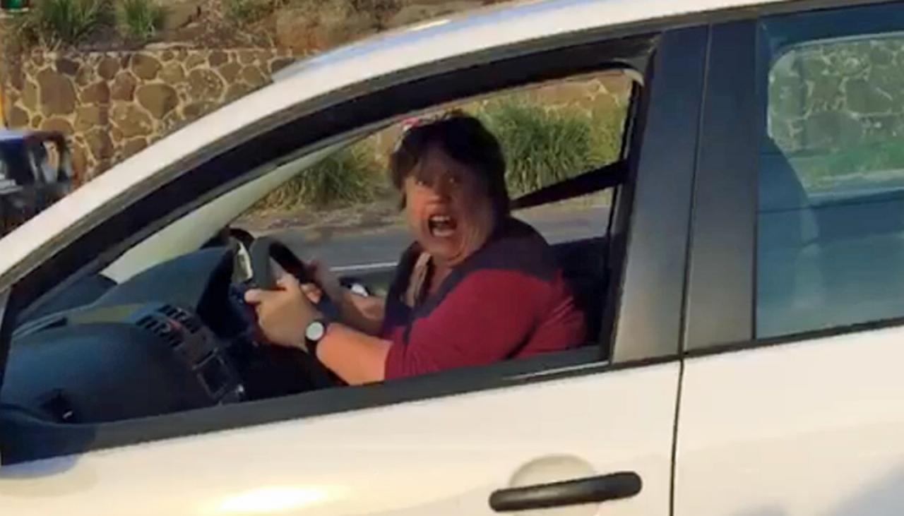 Aussie Womans Bizarre Road Rage Caught On Camera Newshub 