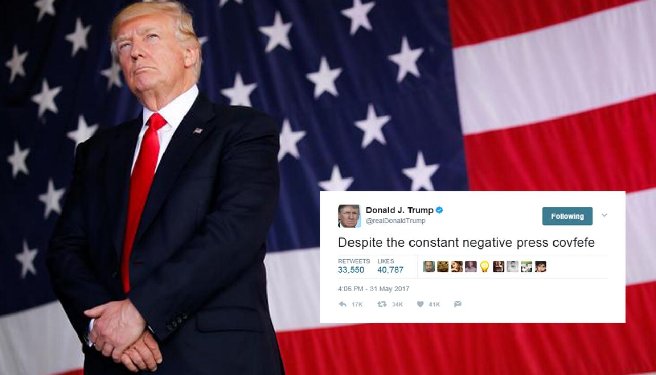 Covfefe Bizarre Incomprehensible Trump Tweet Goes Viral Newshub 6045