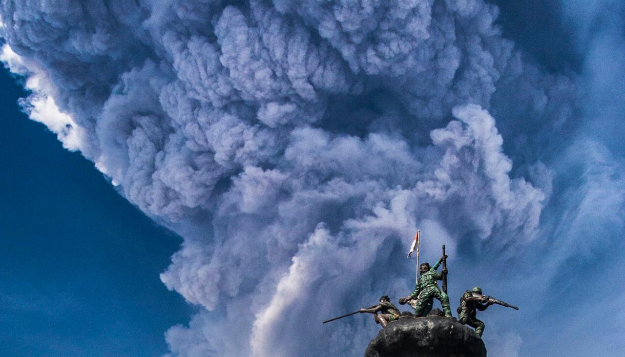 Aviation warnings over Sumatra  volcano  Newshub