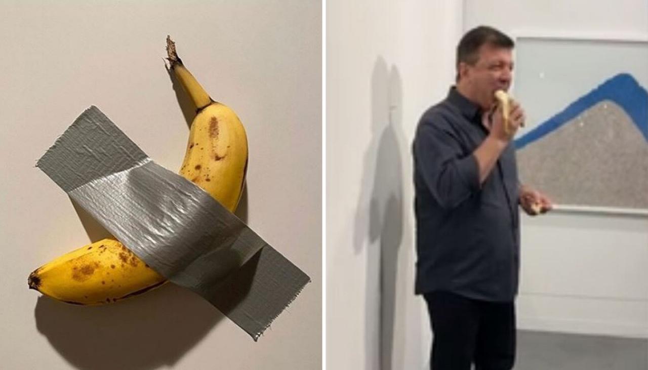 Banana Sold For 183 000 Eaten At Art Basel In Miami Newshub