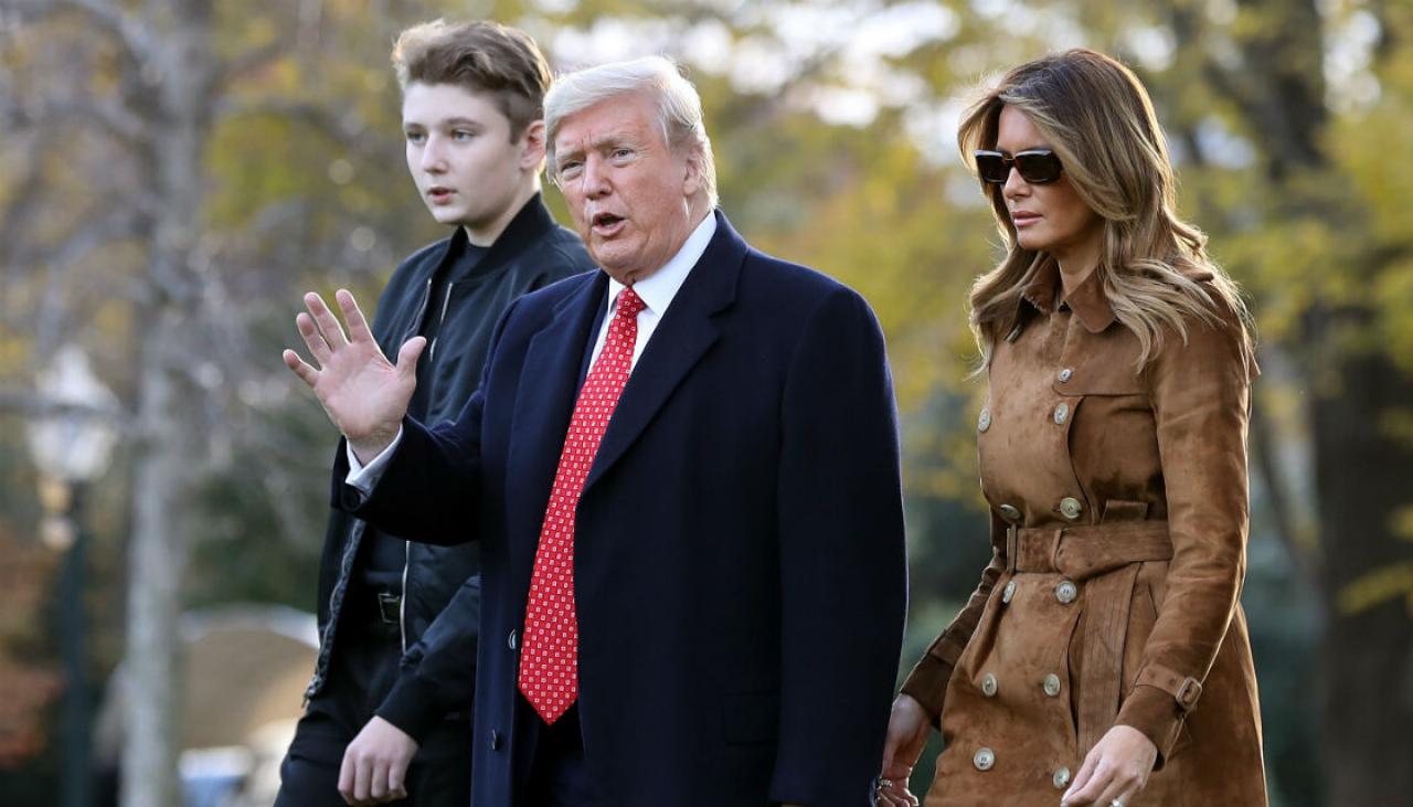 COVID-19: Barron Trump's school banned from in-person learning until ...