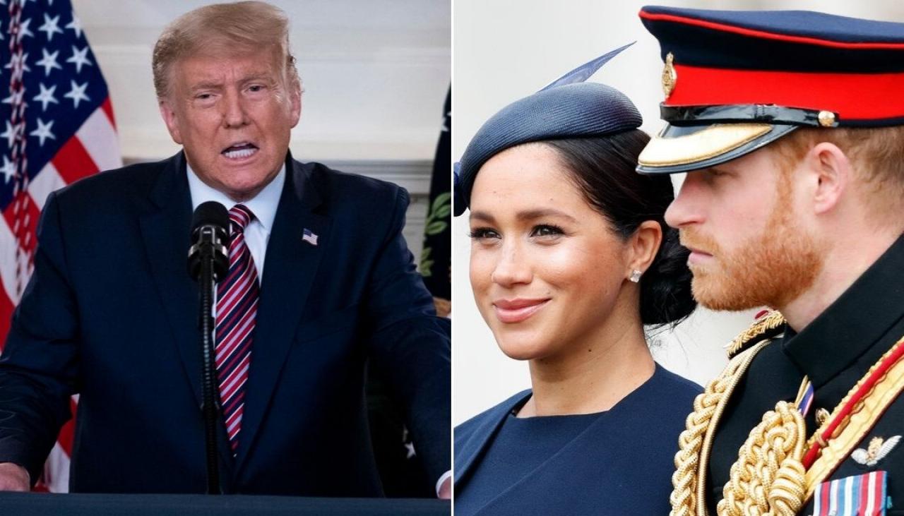 US Election: Donald Trump makes dig at Meghan Markle in ...