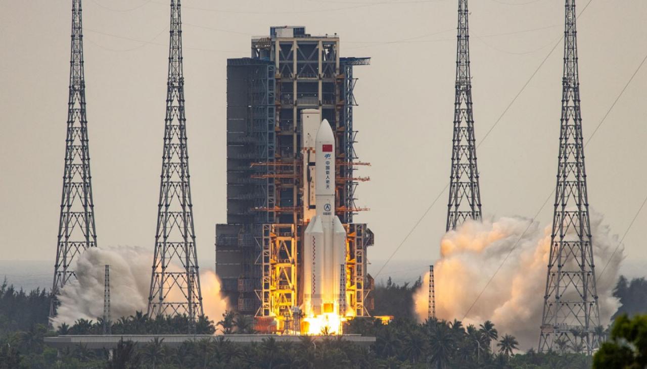 Long March 5B: Debris From Out-of-control Rocket Lands In Indian Ocean ...