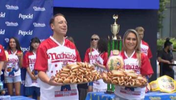 Brewers Hot Dog Mishap  After a bit of a spill during a recent sausage race,  Hotdog has a theory on who tripped him. And while we were happy to give  Hotdog